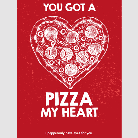 Pizza My Heart Valentine